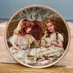 Vintage Sandra Kuck Collectors Plate - “Best Friends” - Sugar & Spice